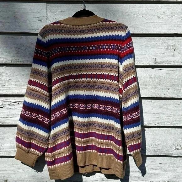 Lane Bryant Striped Fair Isle Cardigan in line new condition condition size18/20 - Picture 7 of 10
